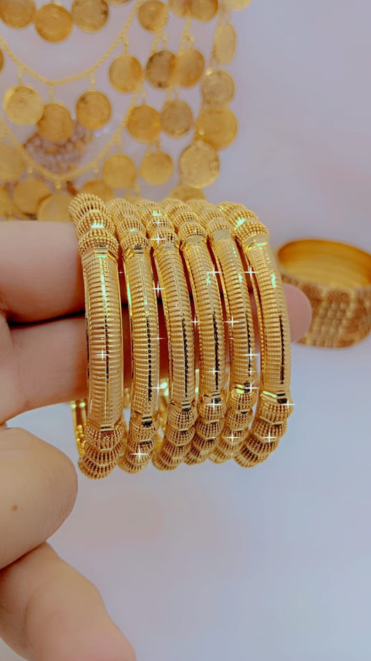 Vibrant Shiny Bangle Set